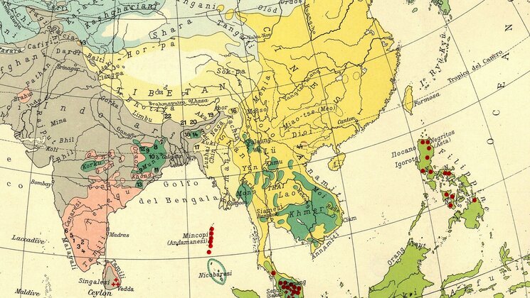 Fragment of a map. Compiled between 1928 and 1940